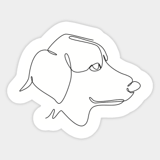 Retriever Side Sticker